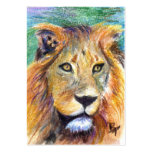 Lion Portrait ACEO Artcard business cards