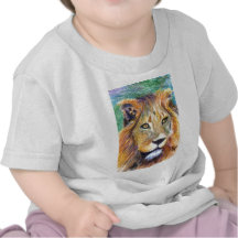 Lion Portrait ACEO Infant Tshirt