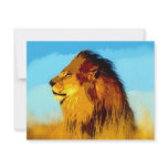 Lion Portrait invitations