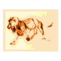 Lion ~ Postcard