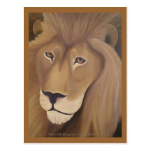 Lion Postcard