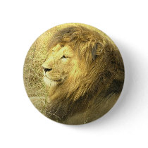 Lion Pride Round Button