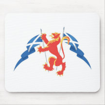 Lion Rampant and Saltires Mousepads