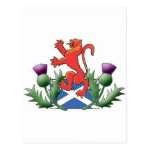 lion rampant postcards
