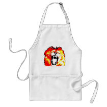 Lion Roaring Apron