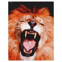 Lion Roaring Full Color Flyer