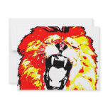 Lion Roaring invitations