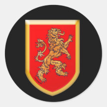 Lion Shield sticker