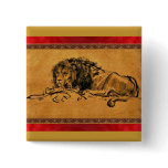 Lion Sketch Button