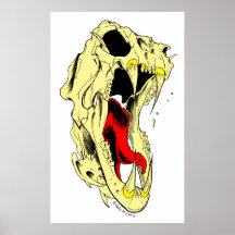 Lion Skull Posters