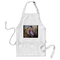Lion Snarling wildlife safari bbq aprons
