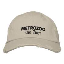 Lion Tamer, METROZOO Embroidered Baseball Cap