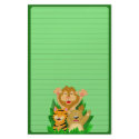 Lion Tiger and Bear Stationery (Ruled)