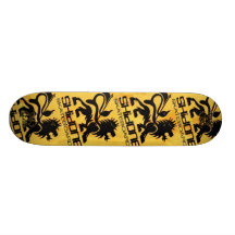 lion yellow Skateboard