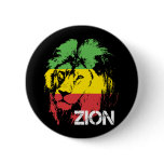 Lion Zion Pinback Button