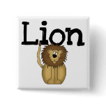 Lion Zoo Animal buttons