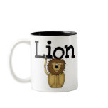 Lion Zoo Animal mugs