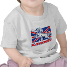 Lionattacking GB British union jack flag Tee Shirt