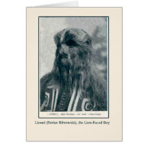 Lionel, the Lion Faced Boy Cards and Postcards
