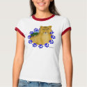 Lioness 3D Ladies Ringer T-Shirt
