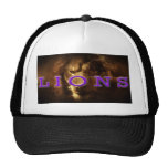 Lions close up design hat