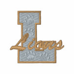 Lions embroidered shirts