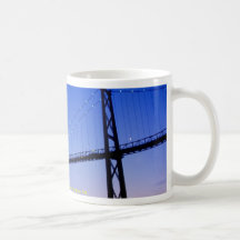 Lions Gate Bridge, at dusk, Vancouver, British Col Coffee Mugs