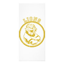Lions Mascot rack cards