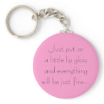 Lip Gloss Keychain