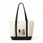 Lip Printed Guitar Totebag