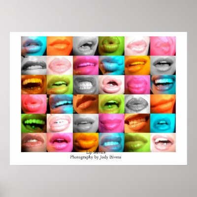 Lip Service Print by JoditoB