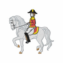 Lipizzaner Horse and Rider Embroidered Hooded Sweatshirt