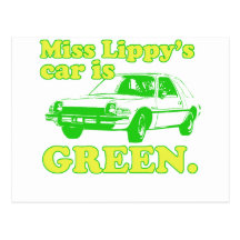 Lippy Car Post Cards