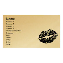 lips-7571-blackwhite business card template