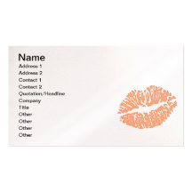 lips-7571-peach business card template