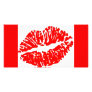 lips-7571-red photo greeting card