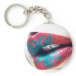 lips albanian flag key chains