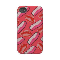 Lips and Teeth iphone 4 casemate cases