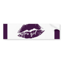 Lips Bumper Sticker