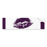 Lips Bumper Sticker