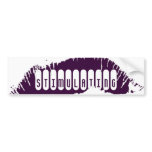 Lips Bumper Sticker bumper stickers