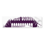 Lips Bumper Sticker bumper stickers