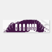 Lips Bumper Sticker