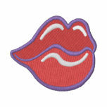 Lips embroidered shirts
