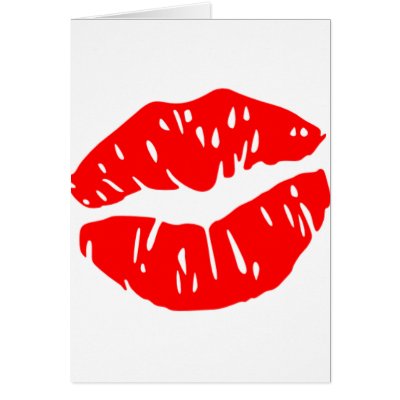 Lips - Kiss Card by Thinkdifferent