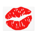 Lips - Kiss postcards