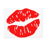 Lips - Kiss postcards