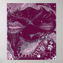 Lips n drips print