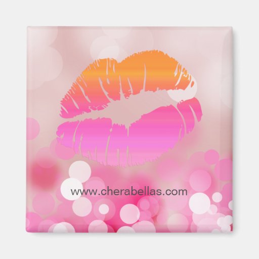 Lips n Lights Makeup Artist Salon Spa Beauty Refrigerator Magnet