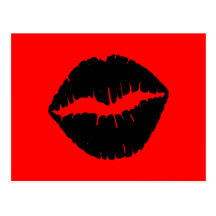 Lips Postcard